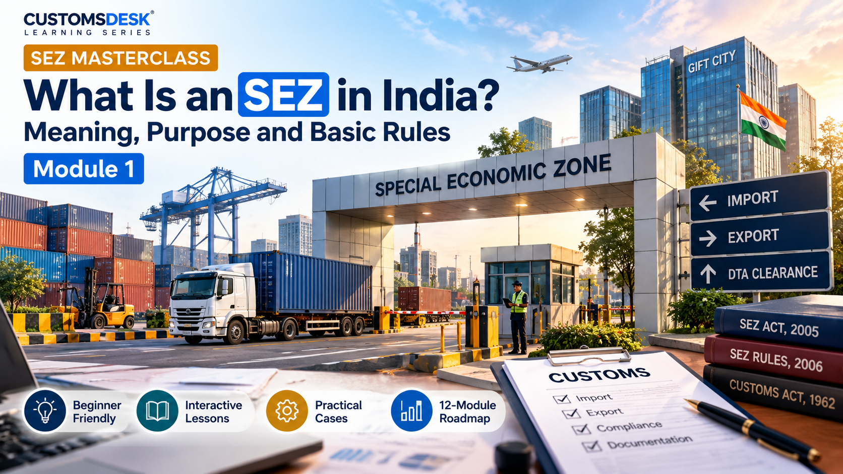 What Is an SEZ in India? Meaning, Purpose and Basic Rules | Module 1